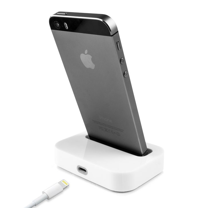 iPhone 5S / 5C / 5 Lightning Charge and Sync Dock - White